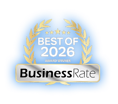 BusinessRate Best of 2026 award winner badge